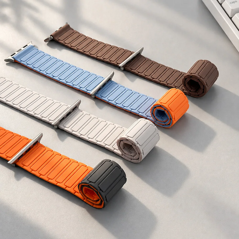 Magnetic Silicone Loop Strap f - đánh giá và giá Milanese Loop Magnetic