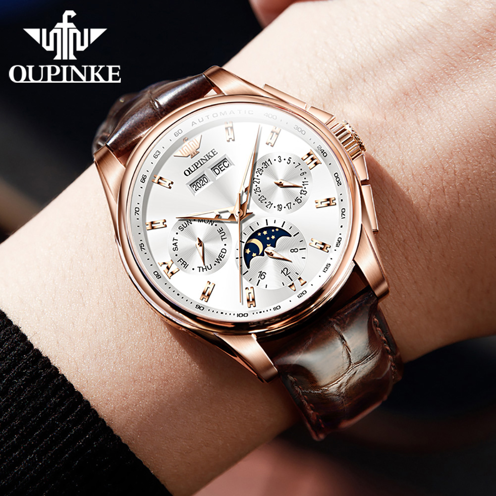 OUPINKE 3189 Men's Watch Top B - đánh giá và giá Seiko Watch Presage