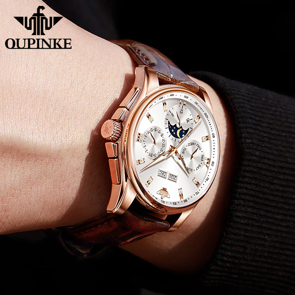 OUPINKE 3189 Men's Watch Top B - đánh giá và giá Seiko Watch Presage