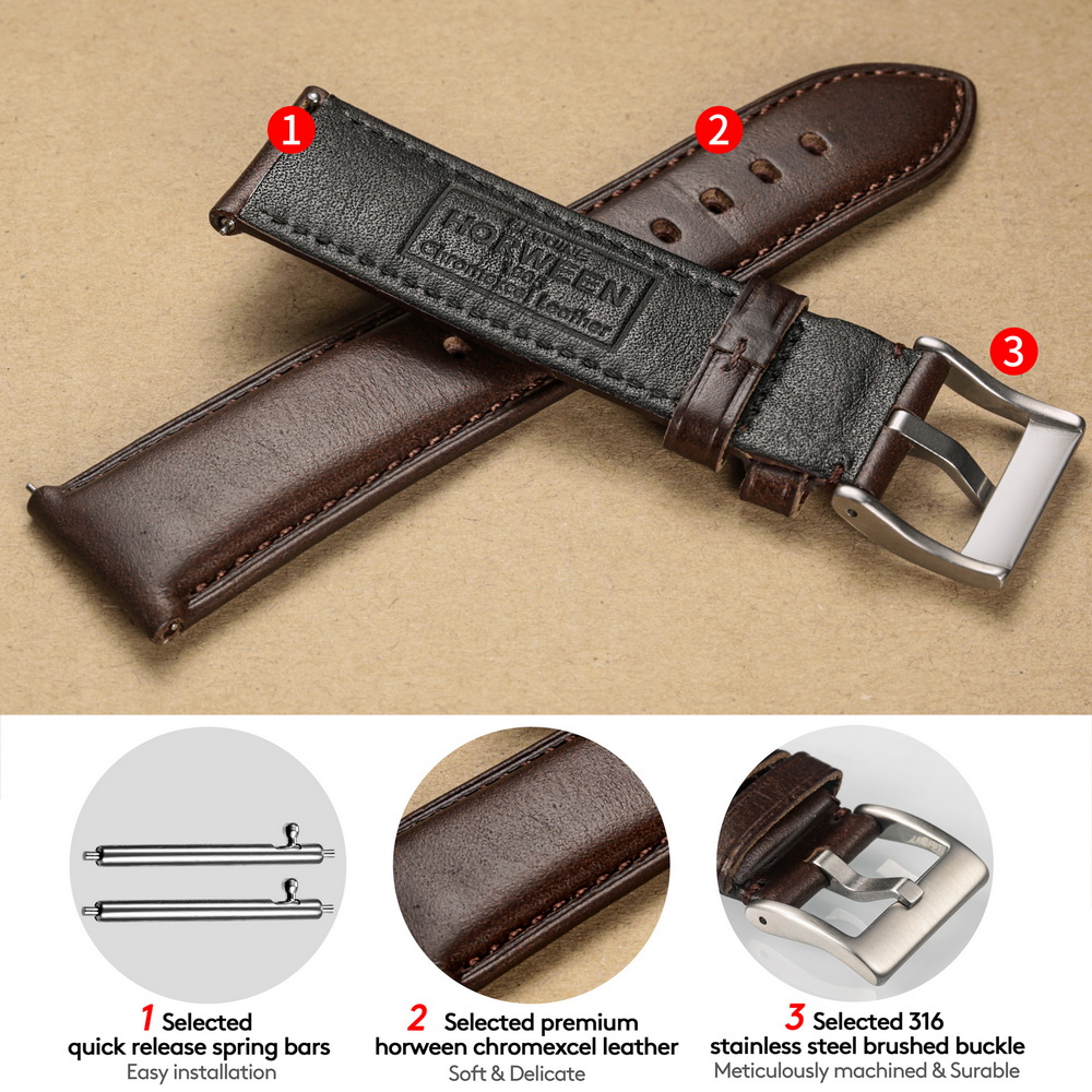 Hemsut Watch Bands Genuine Lea - đánh giá và giá Suede Strap Watch