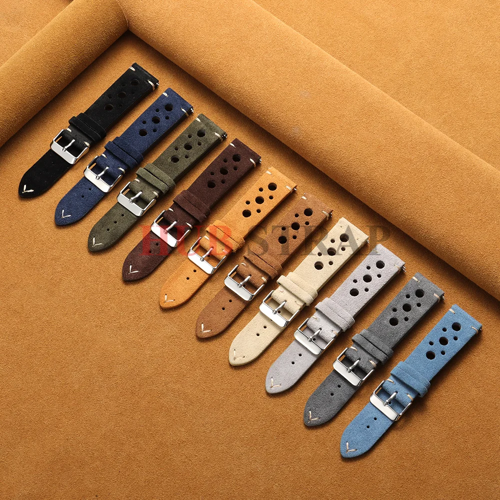 Quick Release Soft Suede Strap - đánh giá và giá Suede Strap Watch