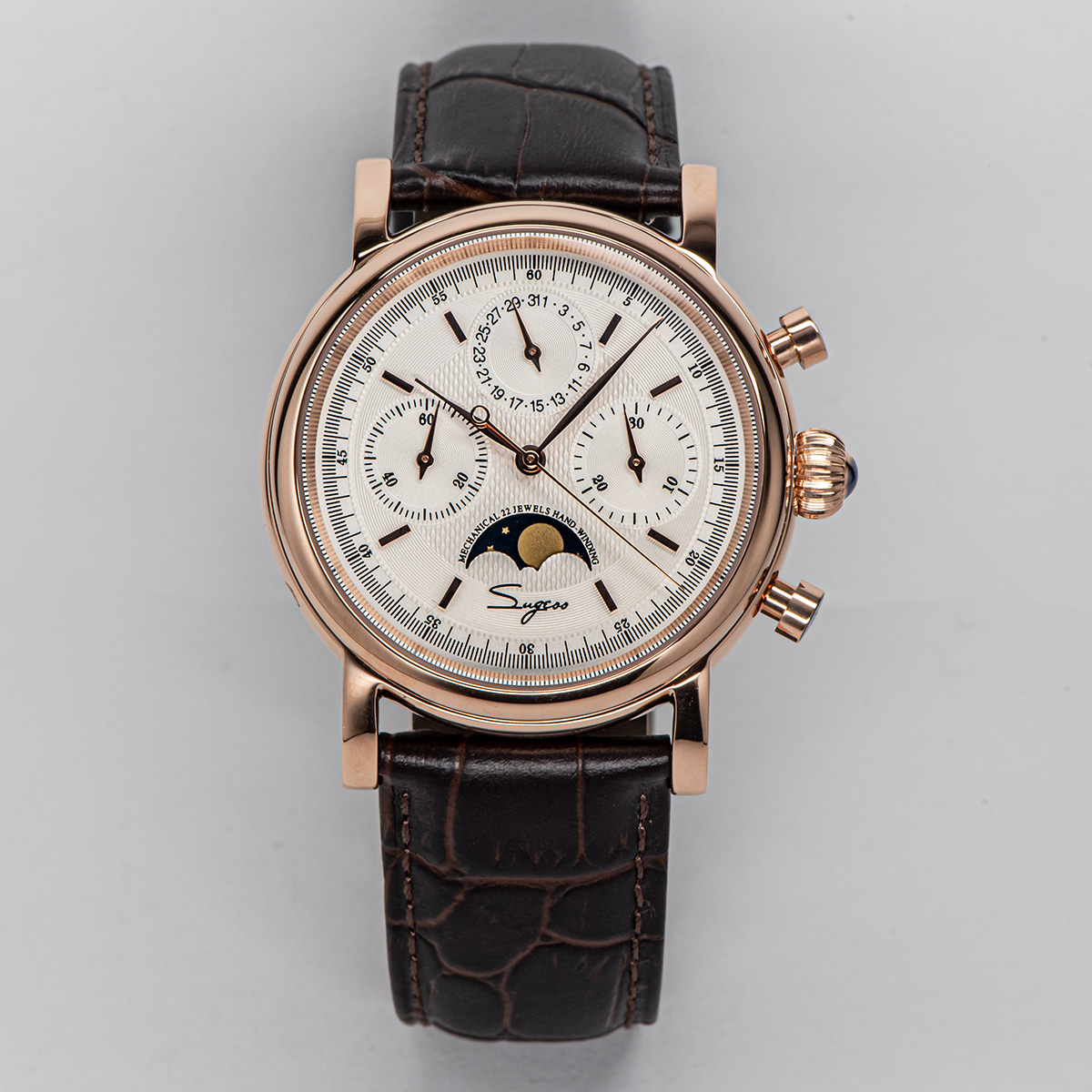 Sugess Phi Công Chronograph Đồ - đánh giá và giá Omega Watch Constellation