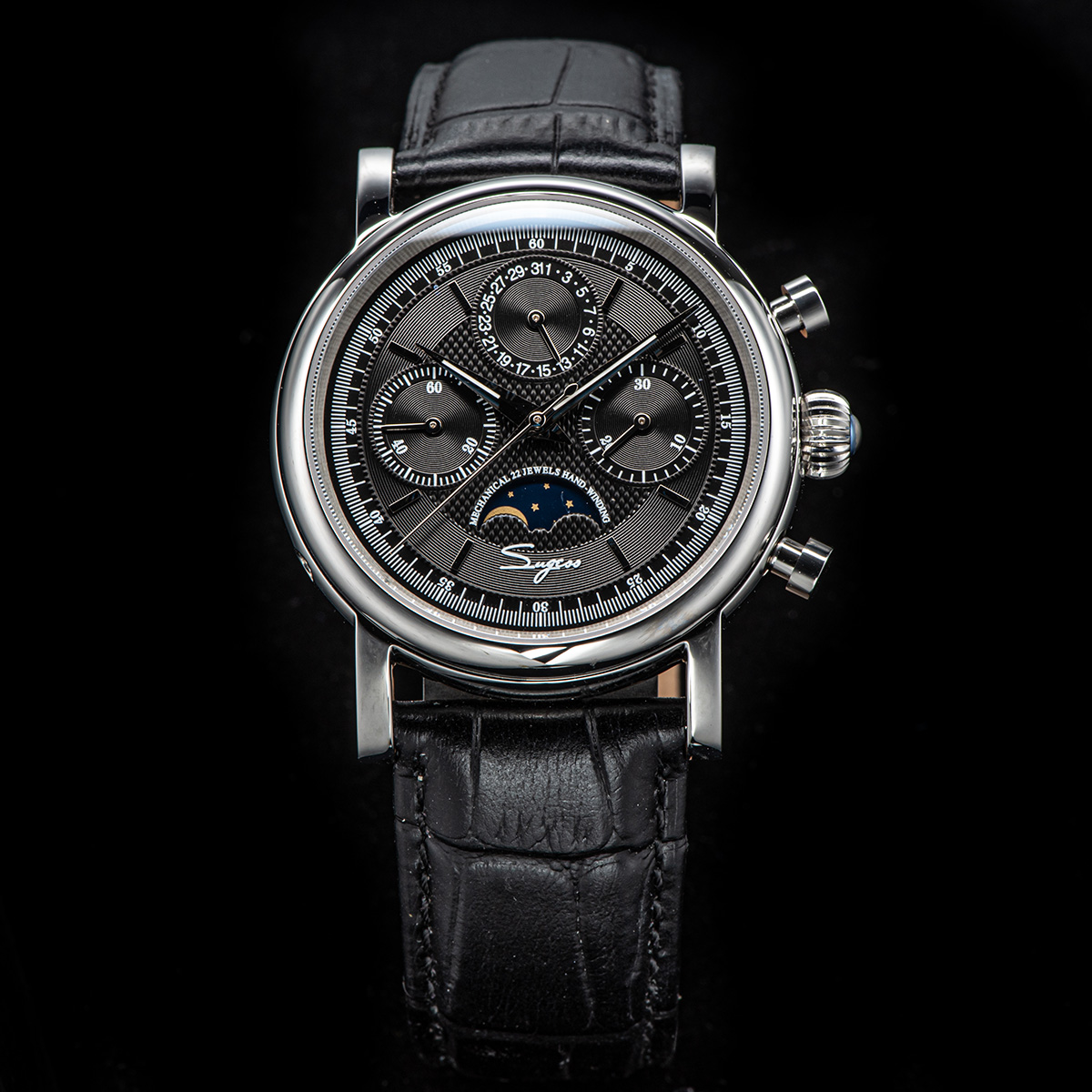 Sugess Phi Công Chronograph Đồ - đánh giá và giá Omega Watch Constellation