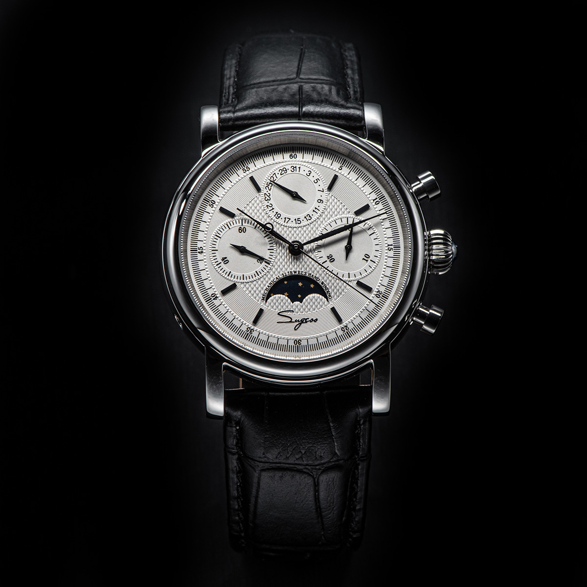 Sugess Phi Công Chronograph Đồ - đánh giá và giá Omega Watch Constellation