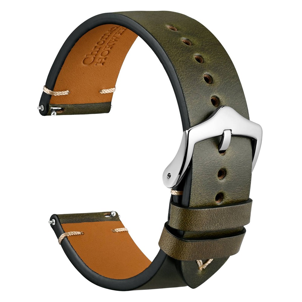 WOCCI Oil Wax Leather Watch St - đánh giá và giá Suede Strap Watch