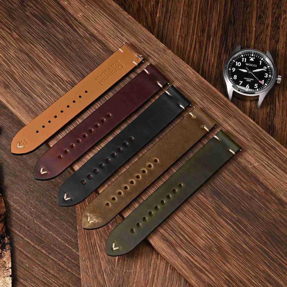 WOCCI Oil Wax Leather Watch St - đánh giá và giá Suede Strap Watch